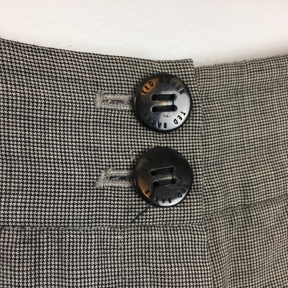 TED BAKER London Gray Dress Pants Trousers Size 8 - Picture 4 of 10